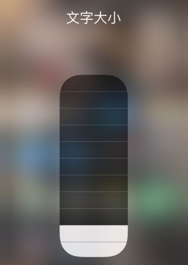 船营苹果手机维修分享小技巧：在 iPhone 控制中心快速调节字体大小 