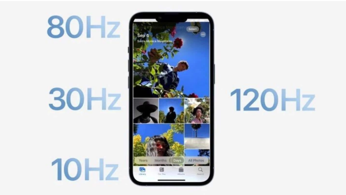 船营苹果14维修分享iPhone 14有高刷吗 